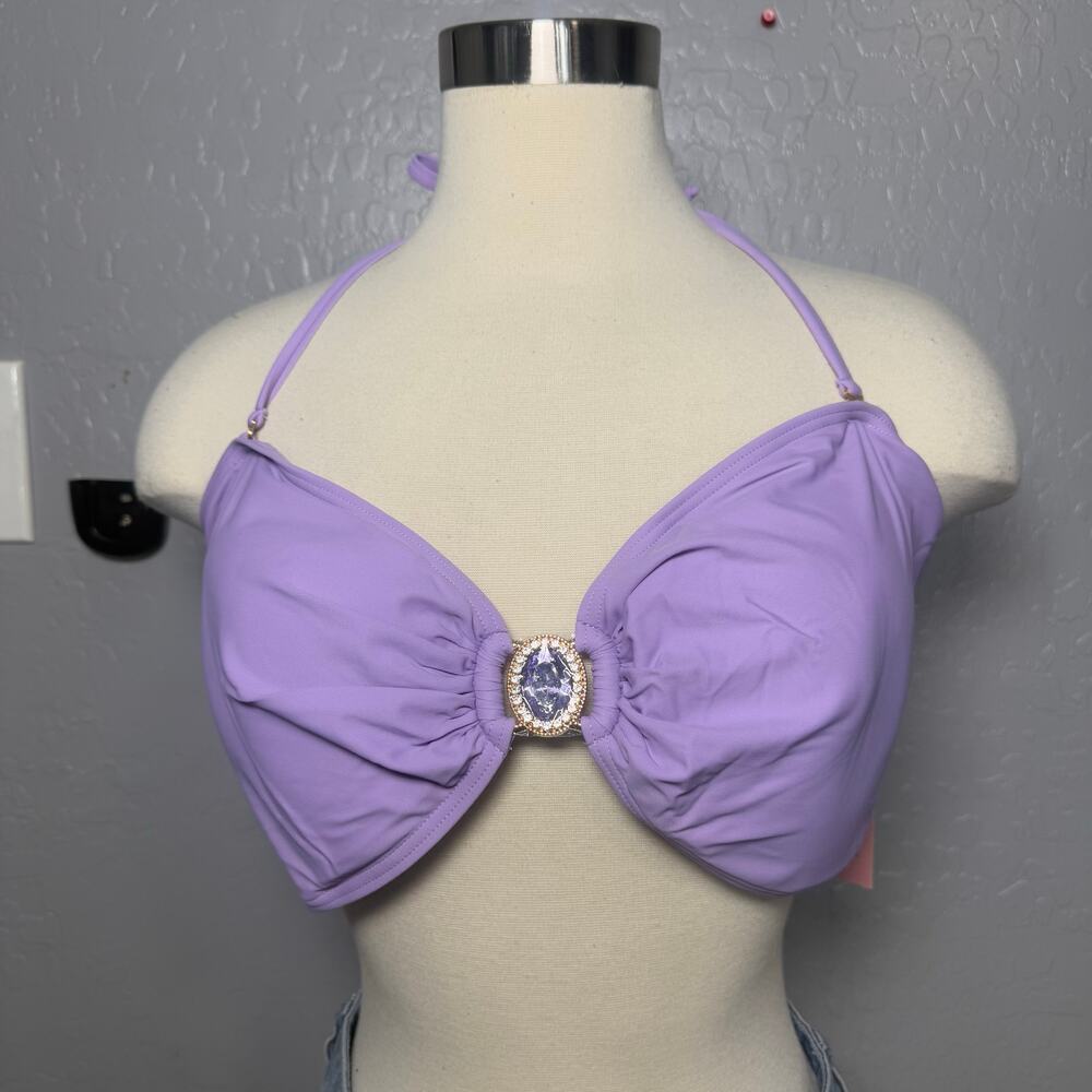 Moda Minx Lilac Bandeu Top, XL